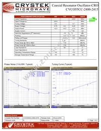 CVCO55CC-2400-2415 Datasheet Cover