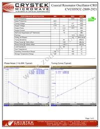 CVCO55CC-2809-2921 Datasheet Cover