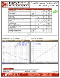 CVCO55CCQ-1700-1700 Datasheet Cover