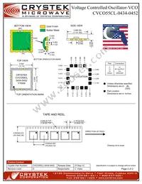 CVCO55CL-0434-0452 Datasheet Page 2