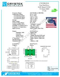 CVCSO-914-245.760 Datasheet Page 2