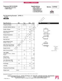 CVFSC7 Datasheet Cover