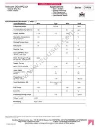 CVFSV7 Datasheet Cover