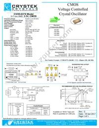 CVHD-037X-125 Datasheet Cover