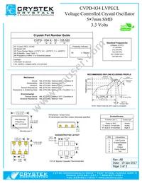 CVPD-034X-50-161.1328 Datasheet Page 3