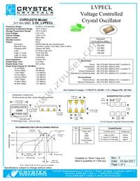 CVPD-037X-156.250 Datasheet Cover