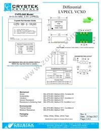 CVPD-940X-212.500 Datasheet Page 2