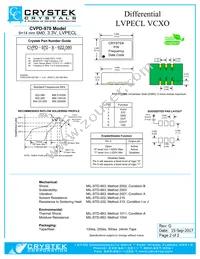 CVPD-970X-644.5313 Datasheet Page 2