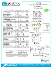 CVS575-622.080 Datasheet Page 2