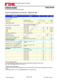 CW020-SD00 Datasheet Page 4