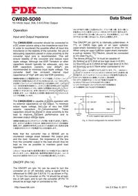 CW020-SD00 Datasheet Page 5