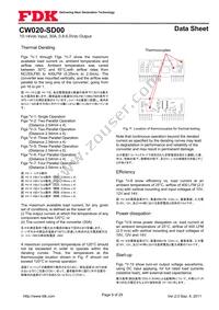 CW020-SD00 Datasheet Page 9