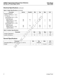 CW025ACL-M Datasheet Page 4