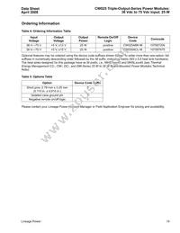 CW025ACL-M Datasheet Page 19