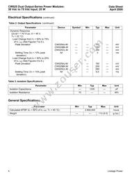 CW025CL-M Datasheet Page 4