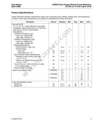 CW025CL-M Datasheet Page 5