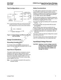 CW025CL-M Datasheet Page 9