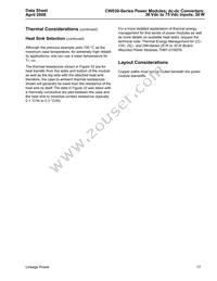 CW030B-M Datasheet Page 17