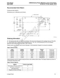 CW030B-M Datasheet Page 19