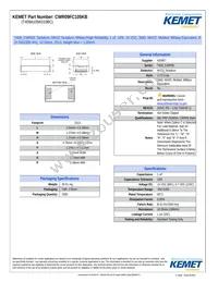 CWR09FC105KB Datasheet Cover