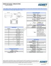 CWR11KC475KB Datasheet Cover