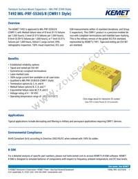 CWR11MH105KC Datasheet Cover