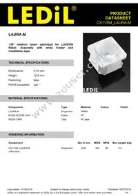 CX11354_LAURA-M Datasheet Cover