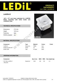 CX11364_LAURA-O Datasheet Cover