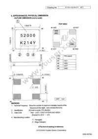 CX1612DB52000D0FLJC1 Datasheet Page 4
