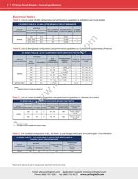 CX2-B0-14-610-22A-13G Datasheet Page 3