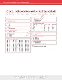 CX2-B0-14-610-22A-13G Datasheet Page 5