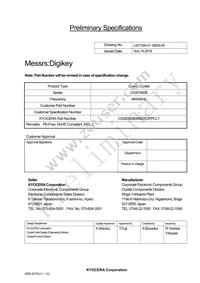 CX2016DB48000C0FPLC1 Datasheet Cover