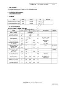 CX2016DB48000E0DLFA1 Datasheet Page 3