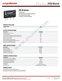CX240D5-B Datasheet Cover