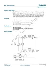 CX24109-11Z Datasheet Page 3