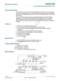 CX24118A-12Z Datasheet Page 3