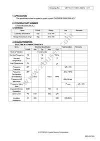 CX2520DB12000C0WLSC1 Datasheet Page 3