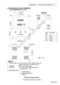 CX2520DB16000D0WZRC1 Datasheet Page 5