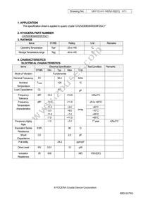 CX2520DB38400D0FZGC1 Datasheet Page 3