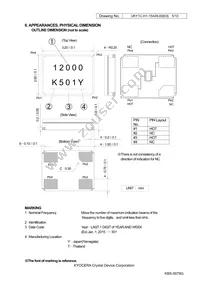 CX3225CA12000P0HSTC1 Datasheet Page 5