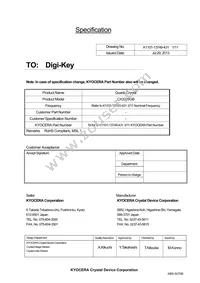 CX3225GB48000D0HEQCC Datasheet Cover