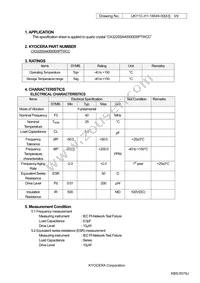 CX3225SA40000D0PTWCC Datasheet Page 3