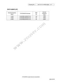 CX3225SB12000D0FFJCC Datasheet Page 3