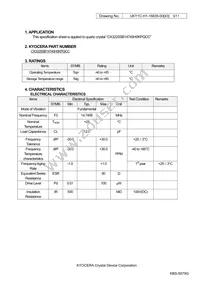 CX3225SB14745H0KPQCC Datasheet Page 3