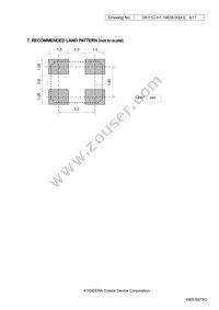 CX3225SB14745H0KPQCC Datasheet Page 6