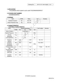 CX3225SB25000D0KPSC1 Datasheet Page 3