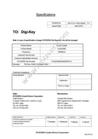 CX3225SB32000D0PSTC1 Datasheet Cover