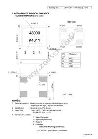 CX3225SB48000D0FPJC1 Datasheet Page 4