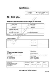 CX3225SB48000D0WPSC1 Datasheet Cover