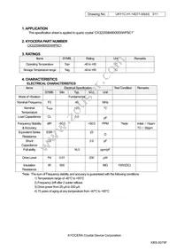 CX3225SB48000D0WPSC1 Datasheet Page 3